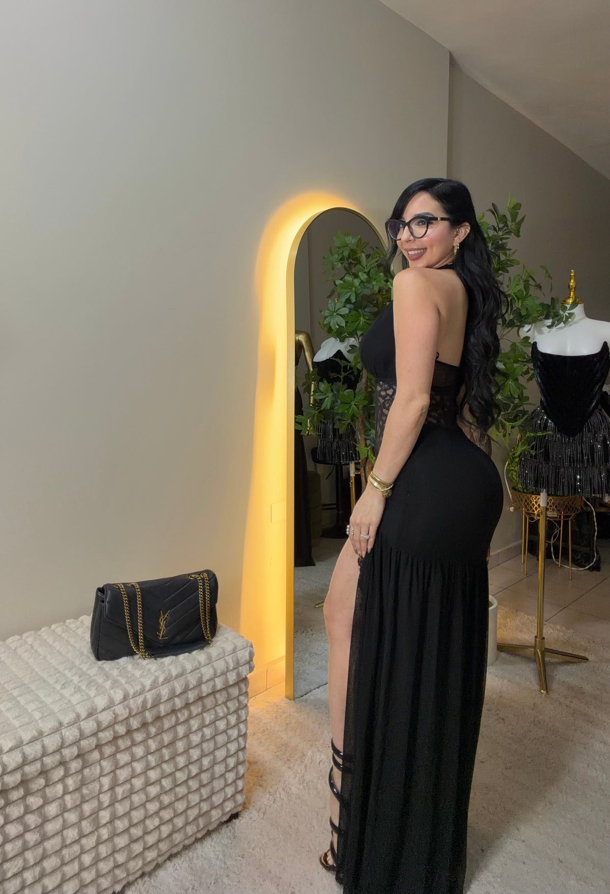 Midnight Elegance Black Gown
