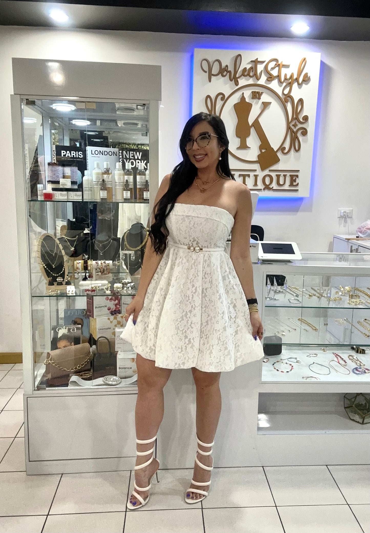 Semi Formal White Dress