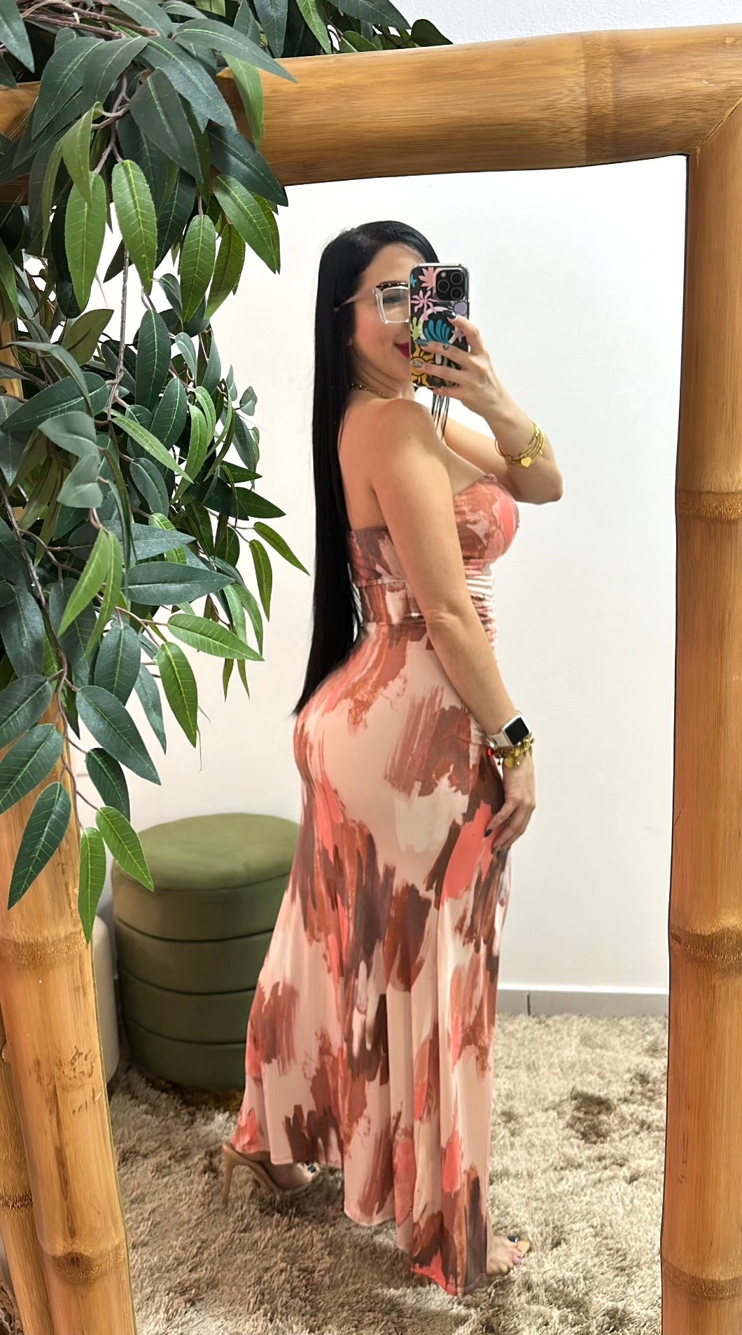 Marble maxi Dress
