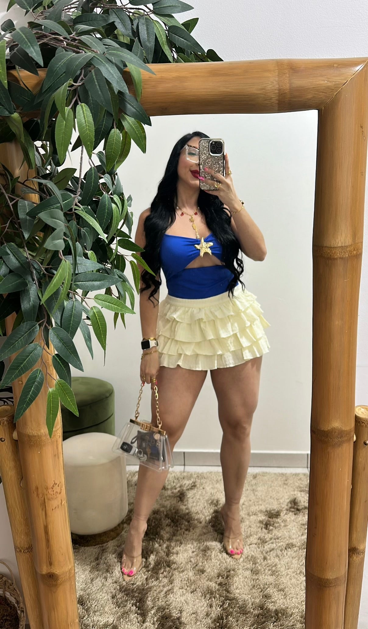 Beige Skort (incuye pantalón)