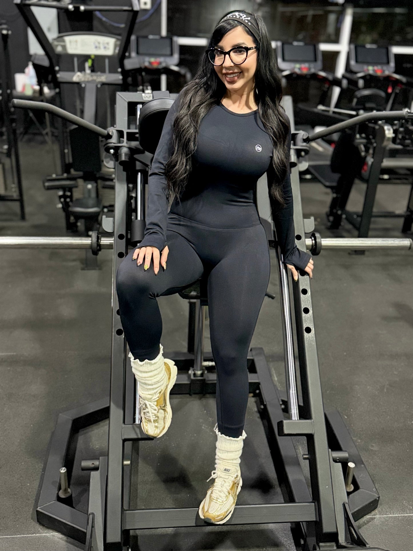 Marely’s Activewear Black Jumpsuit