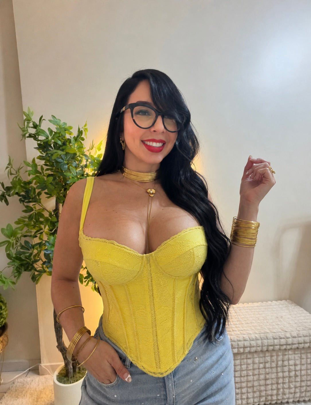 Kate’s Butter Yellow corset