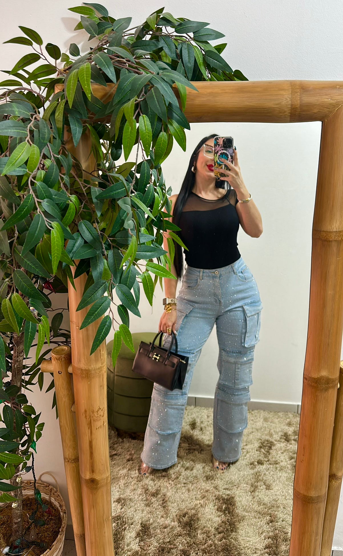 Restock Rhinstones Jeans