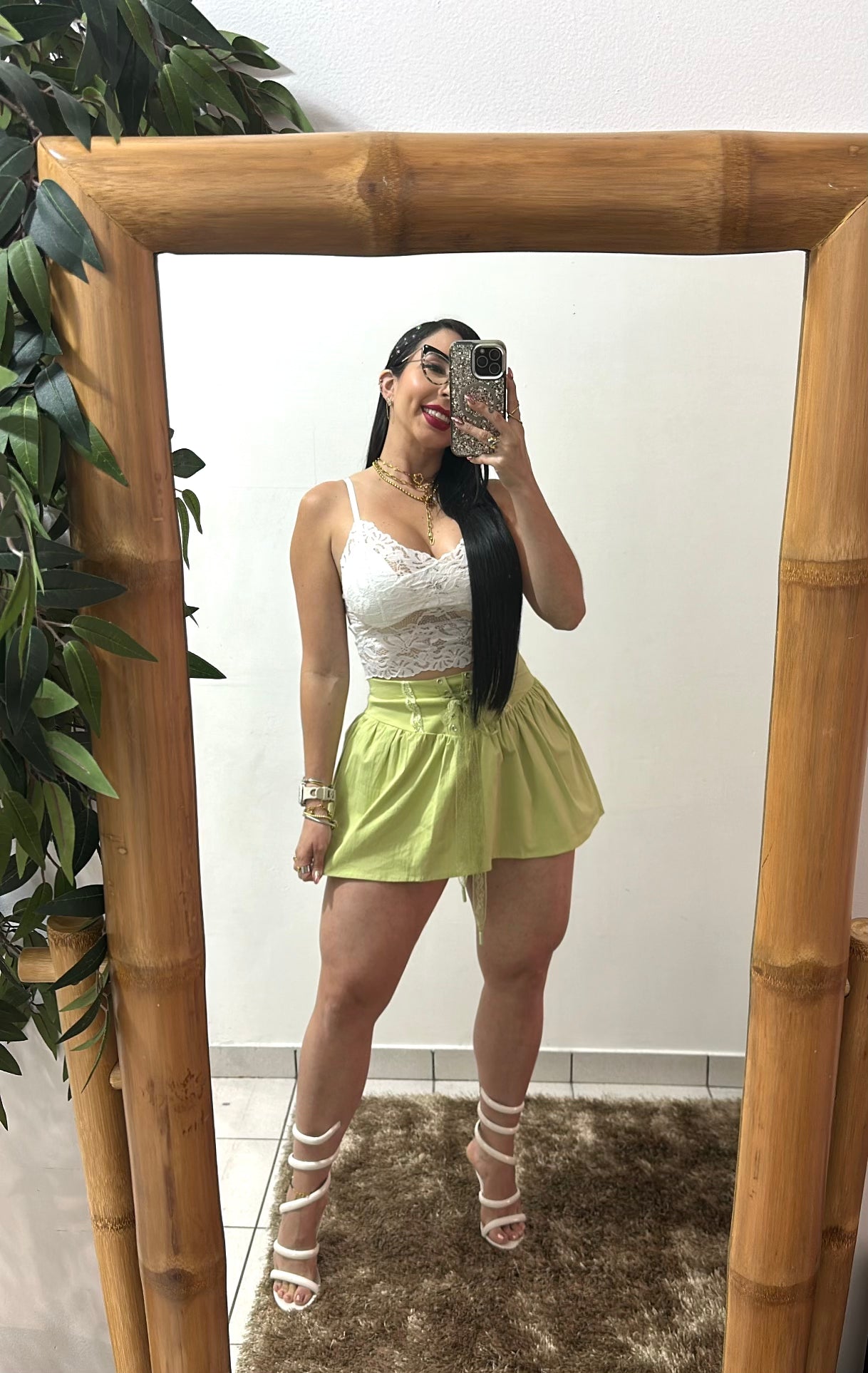 Green Perfect Skort