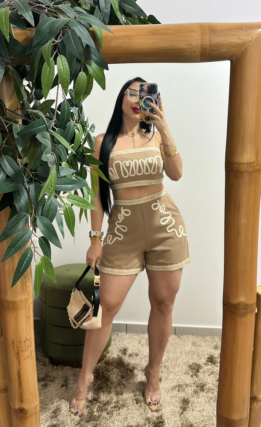 Mocha Short Set