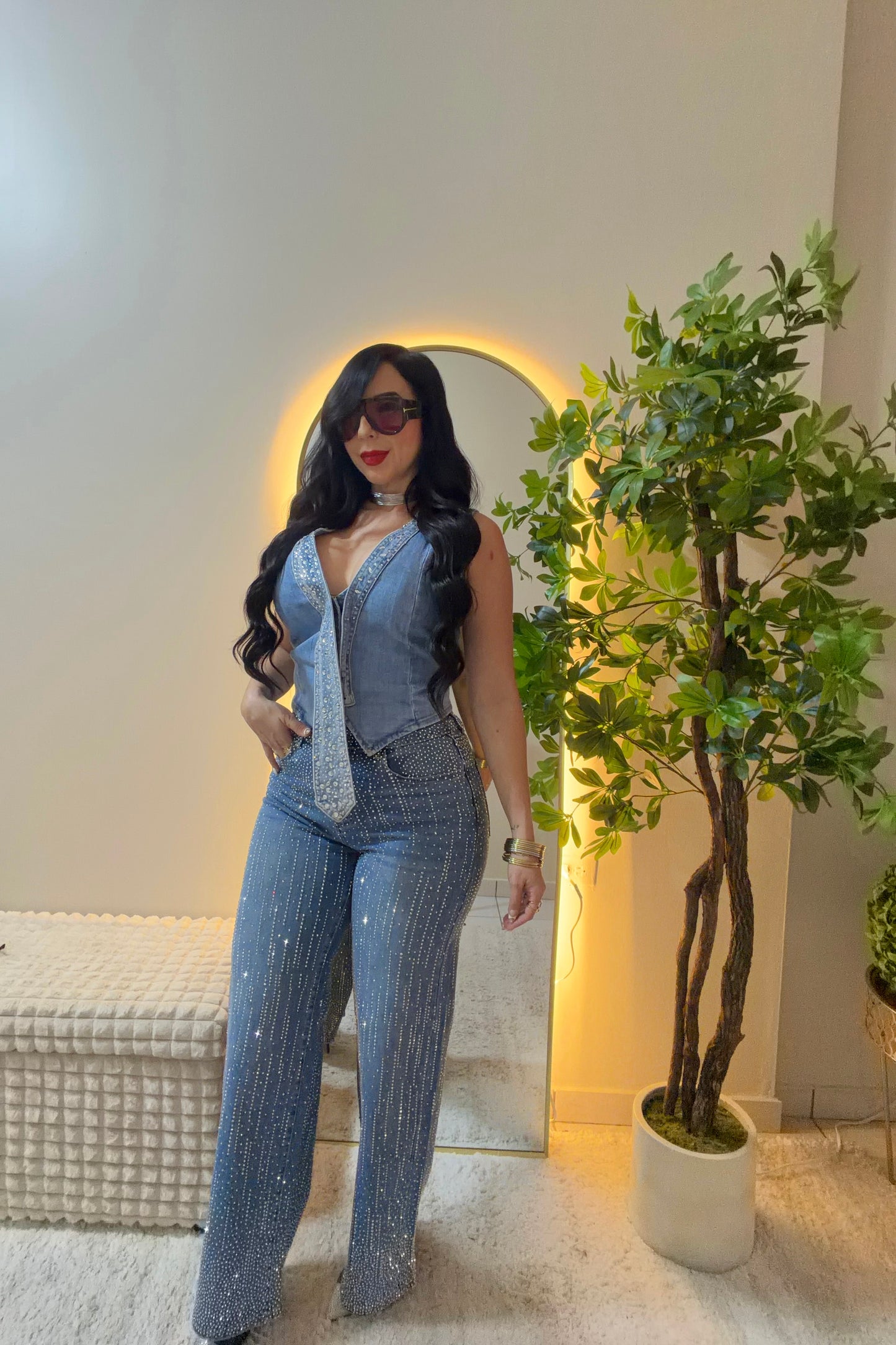 Totaly Rhinestones Denim