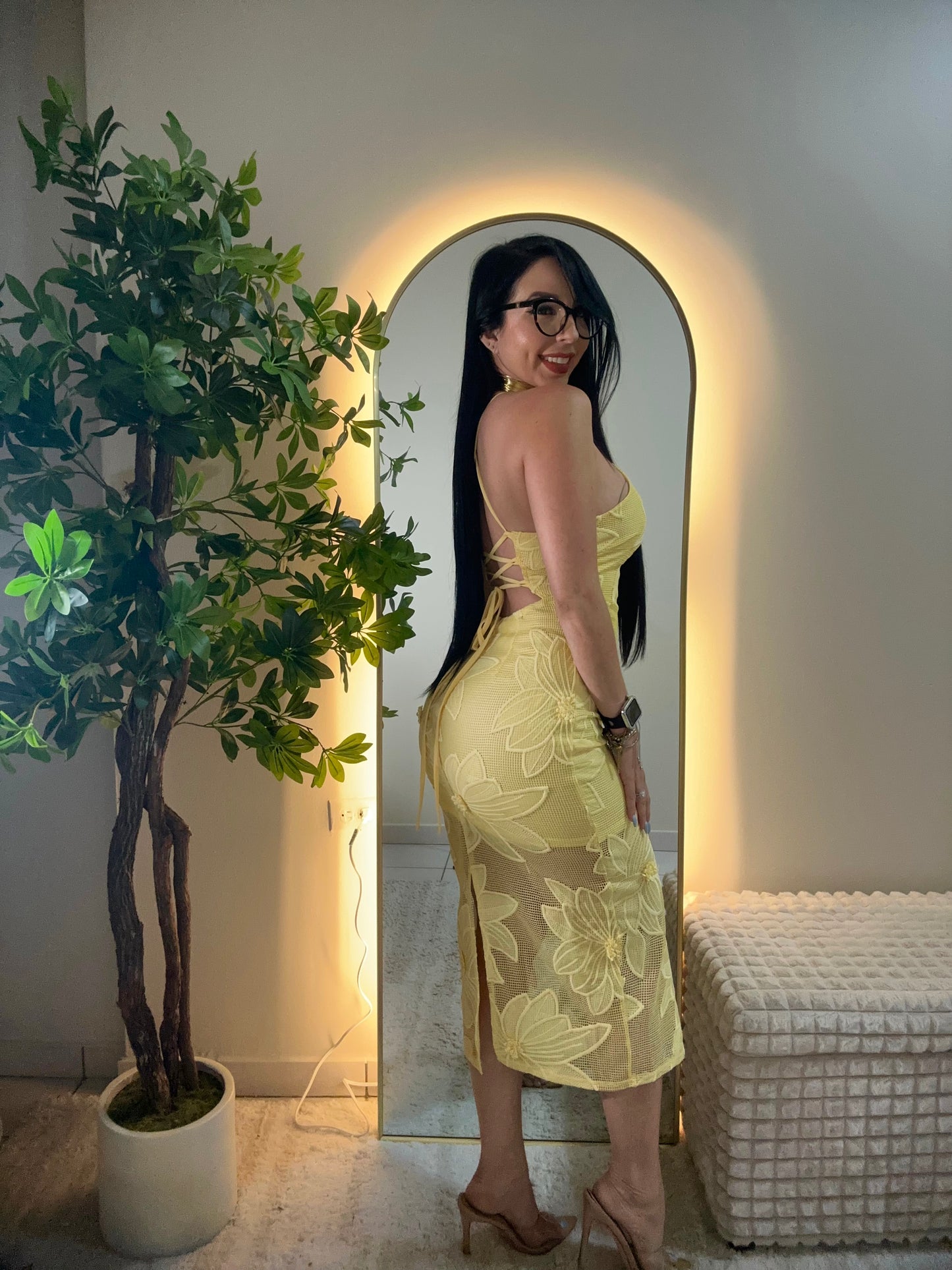 Restock Yellow Butter Dress