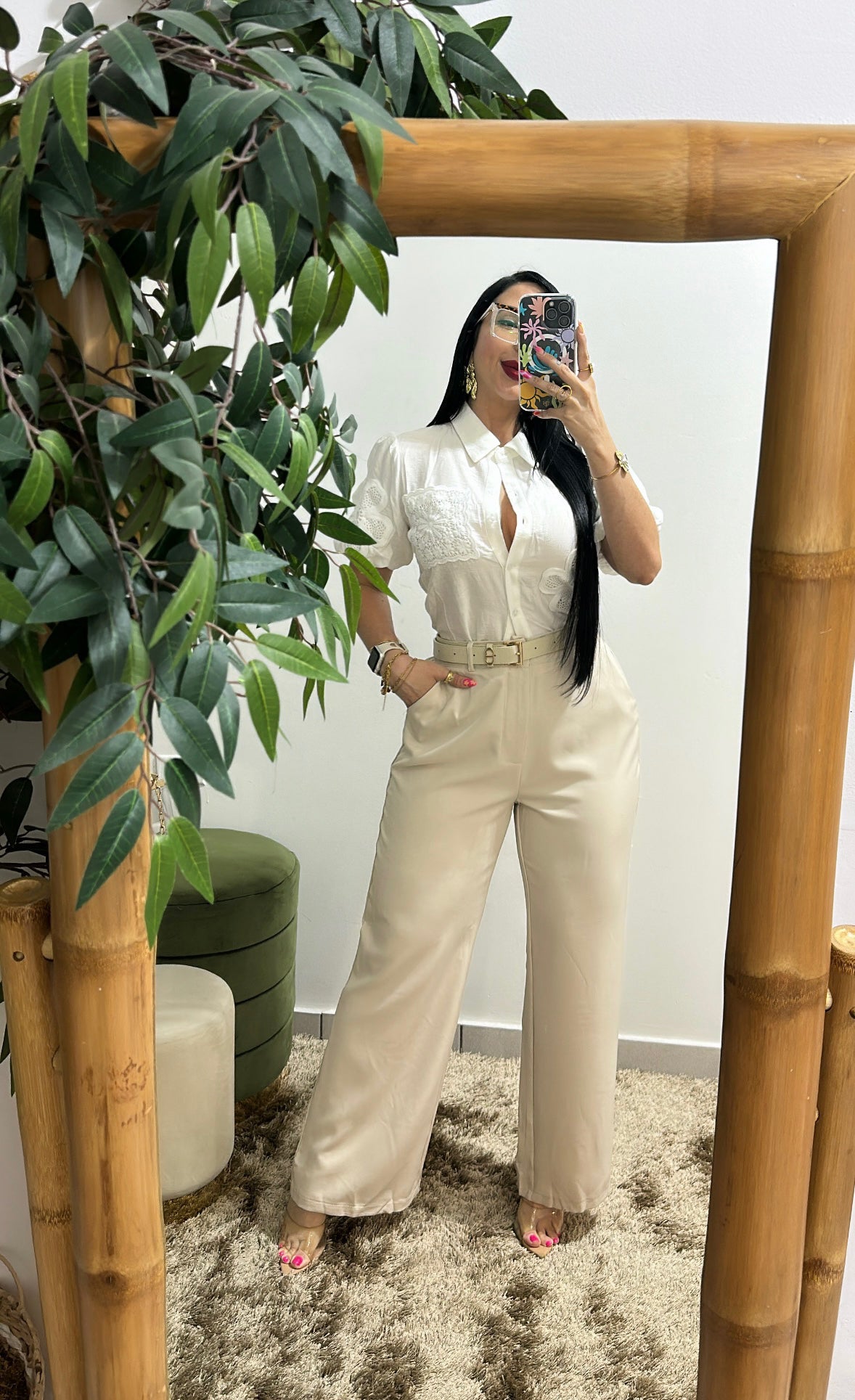 Beige Trouser Pant