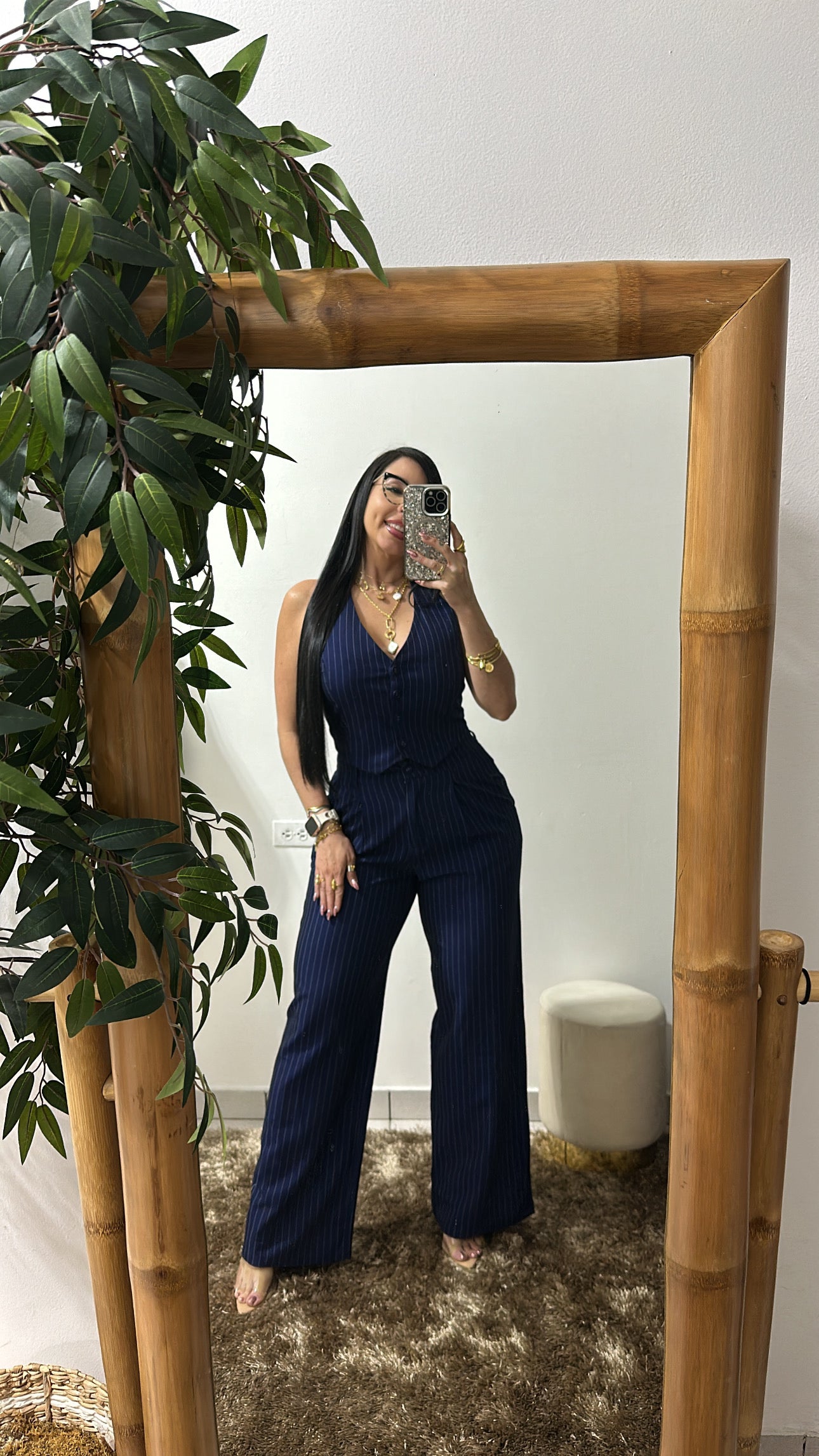 Navy Vest Set