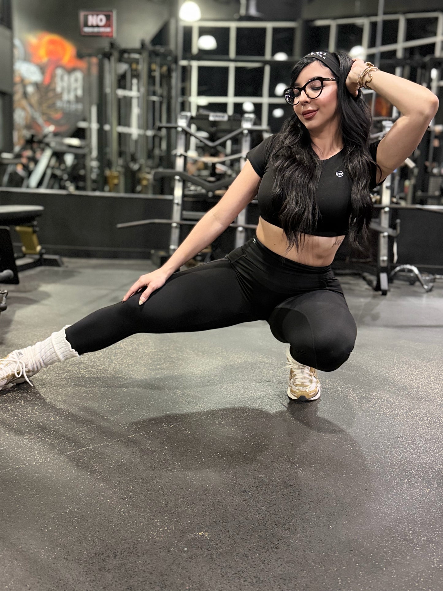 Aleidys Activewear black set