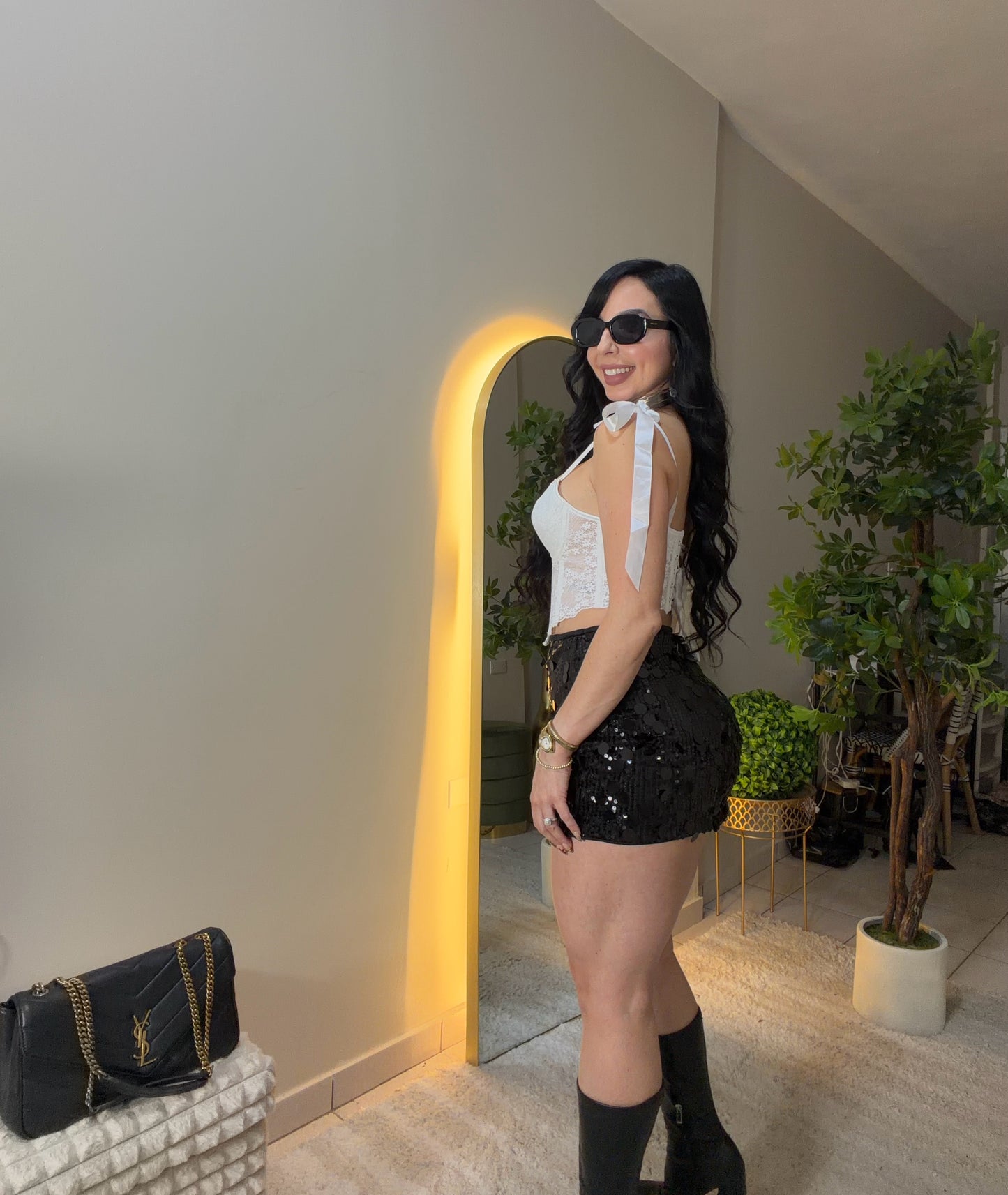 Midnight Sparkle Skirt ( concert Look)