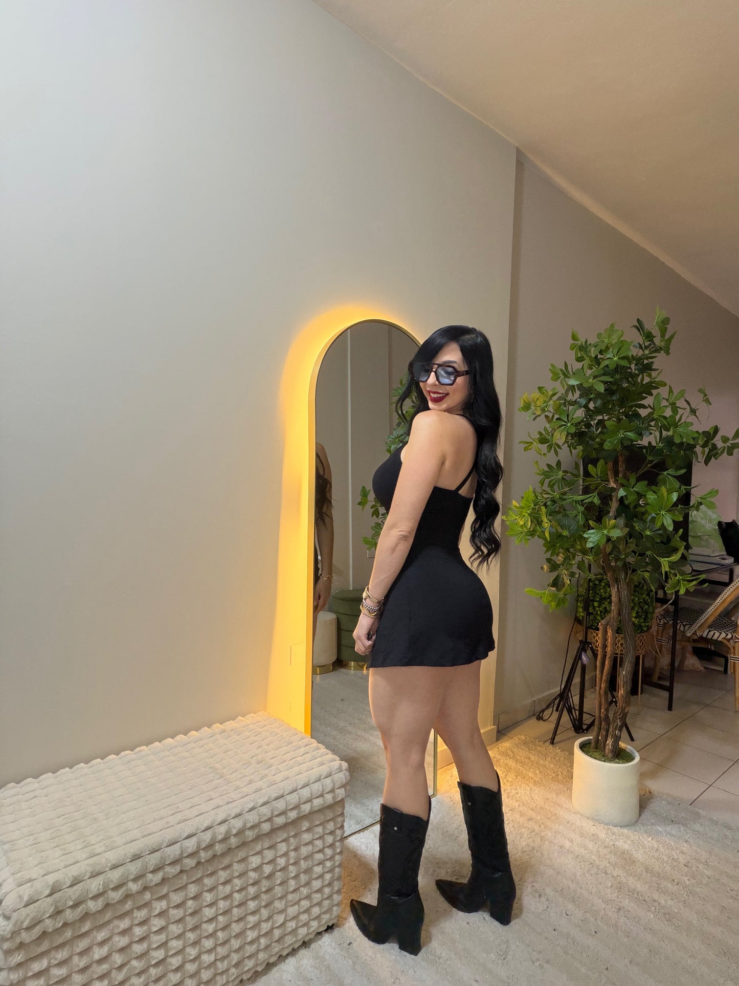Black Romper Dress