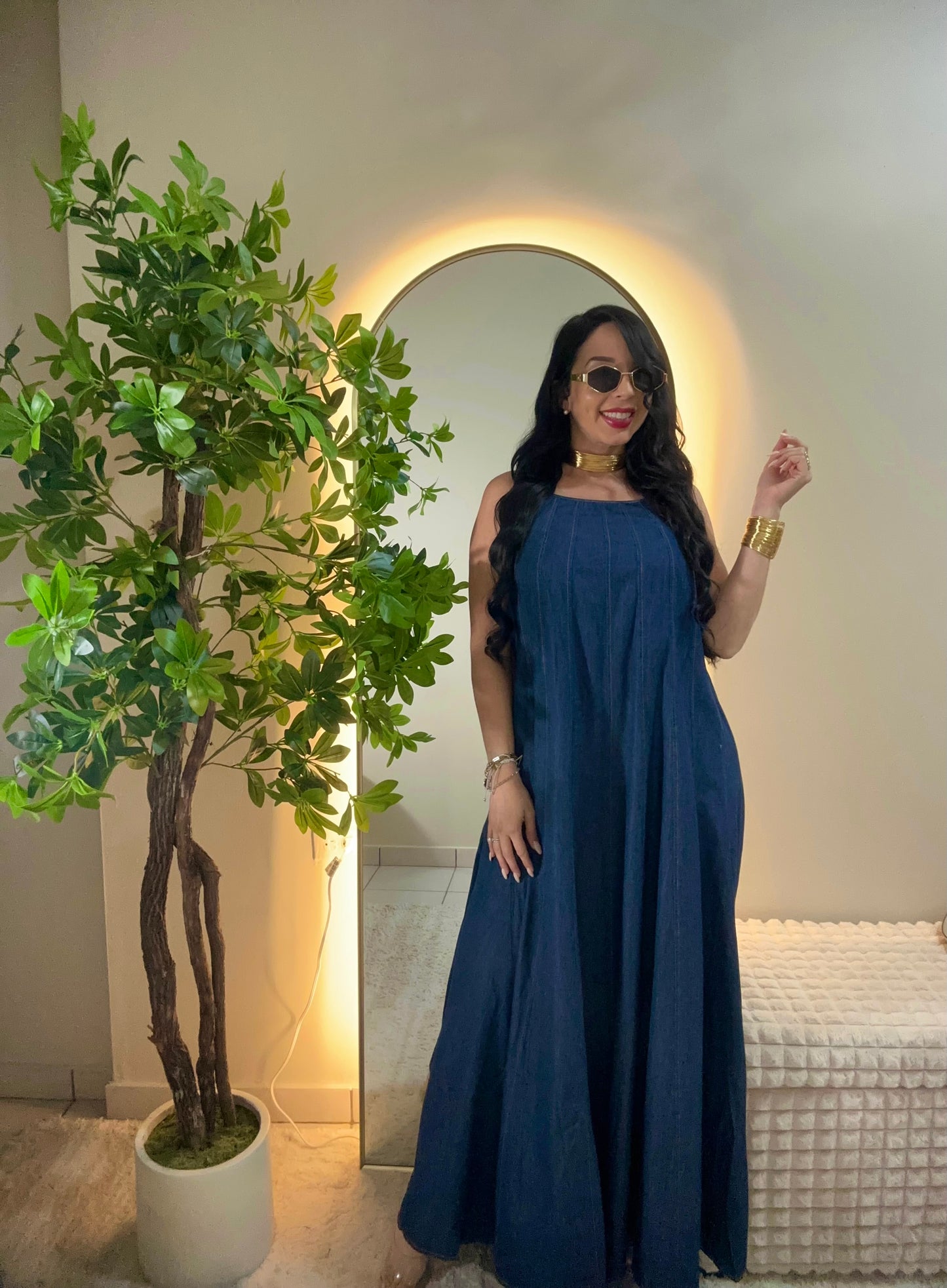 Maxi Denim Dress