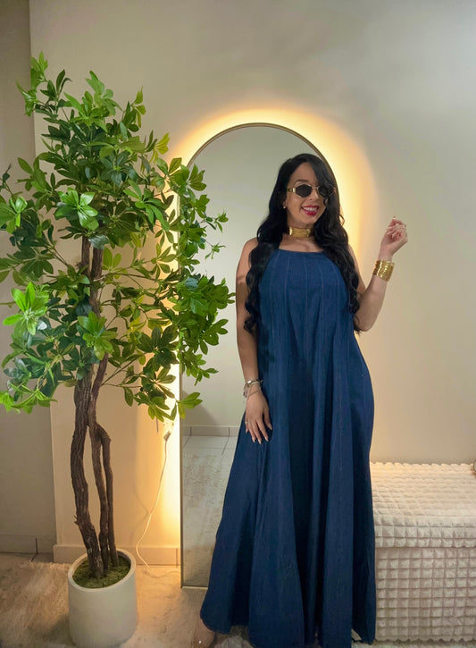 Maxi Denim Dress