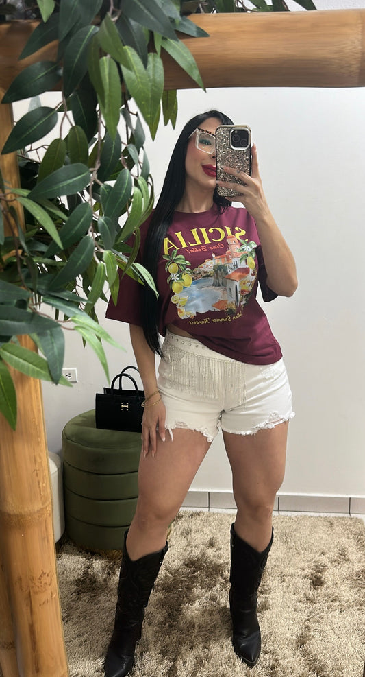 Burgundy T-Shirt