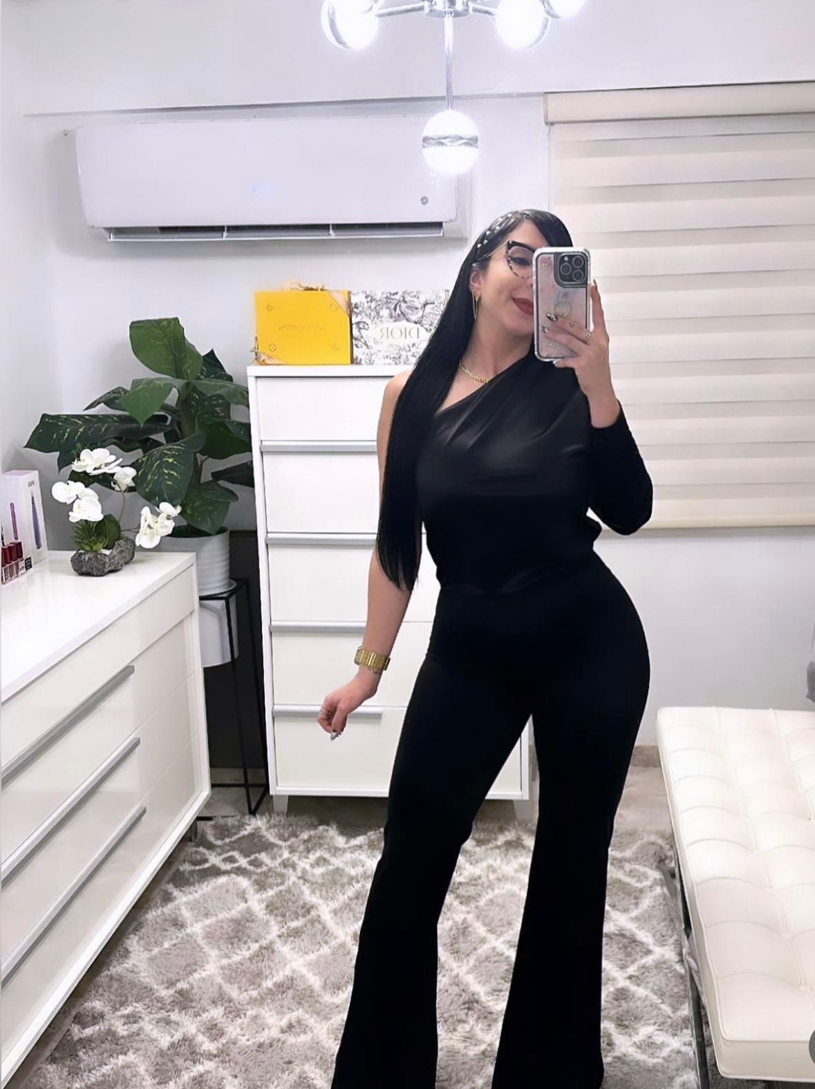 Satin Black Jumpsuit