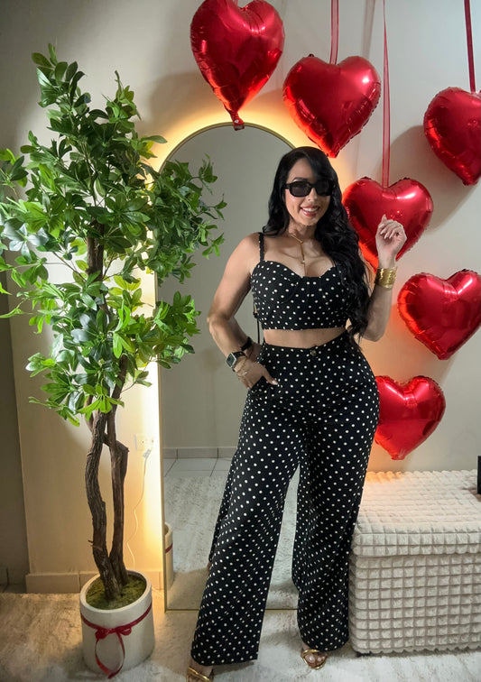 Polkas Dots Black Set