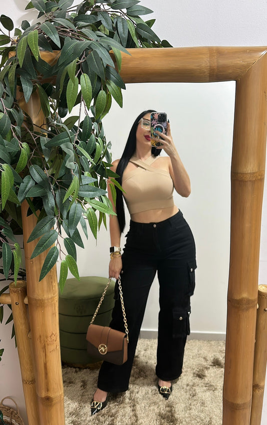 One Size Beige top