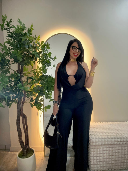 Restock Black Jumpsuit