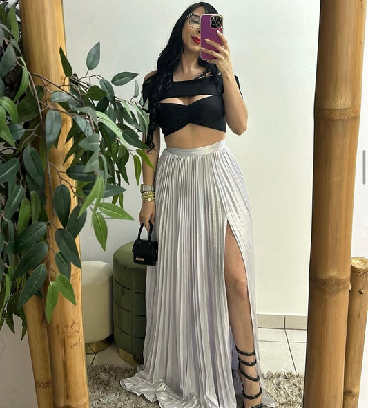 Silver skirt