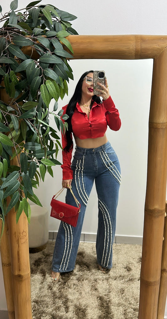 Pearls denim