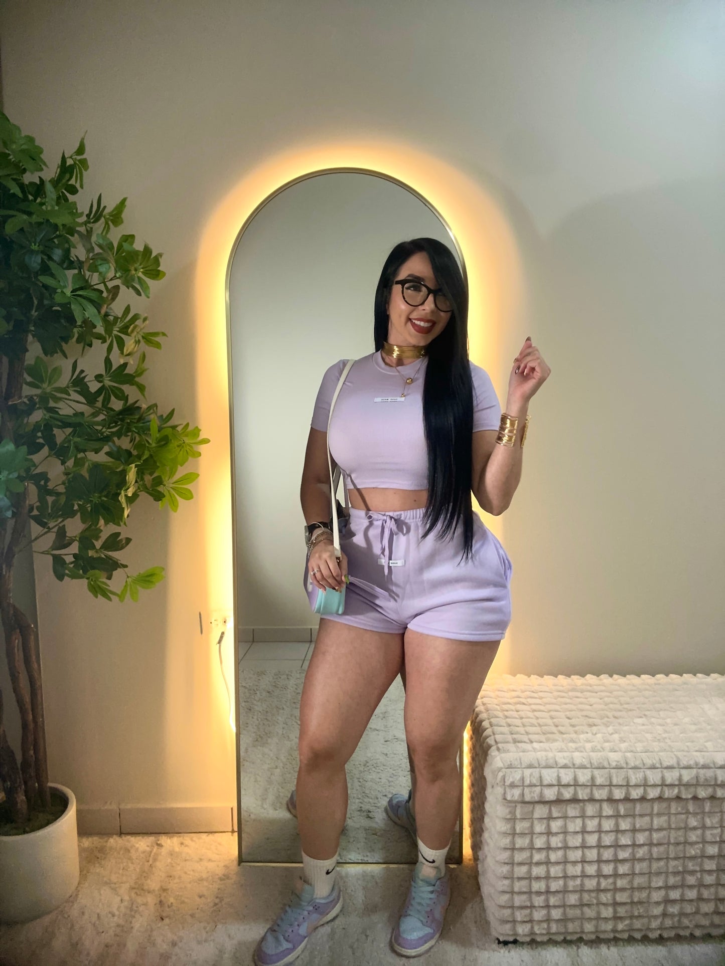 Lila Short Set