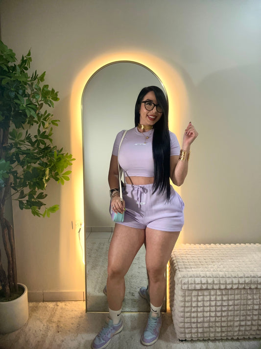 Lila Short Set