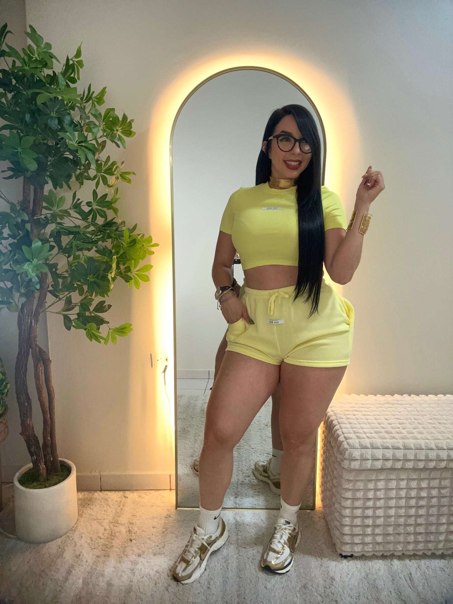 Butter Yellow Short Set
