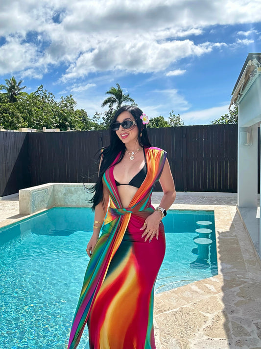 Multicolor dress