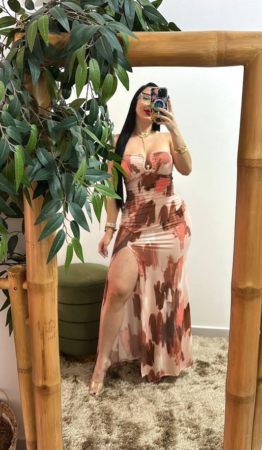 Marble maxi Dress