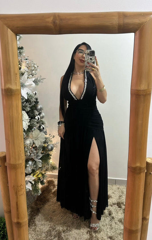 Glamour Black Dress