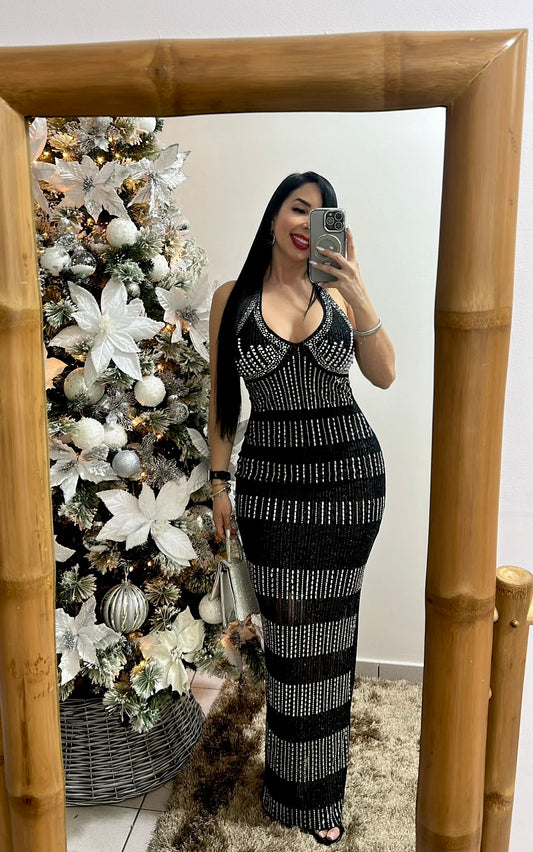 Glamour Rhinstones Dress