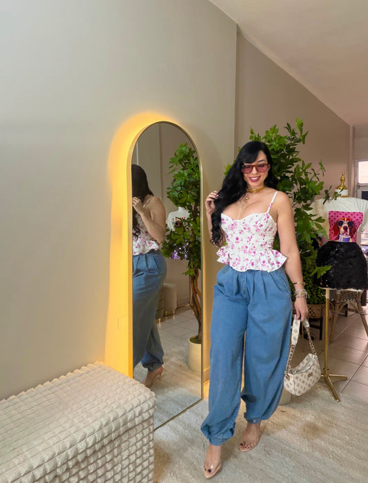 Balloon Denim Pant