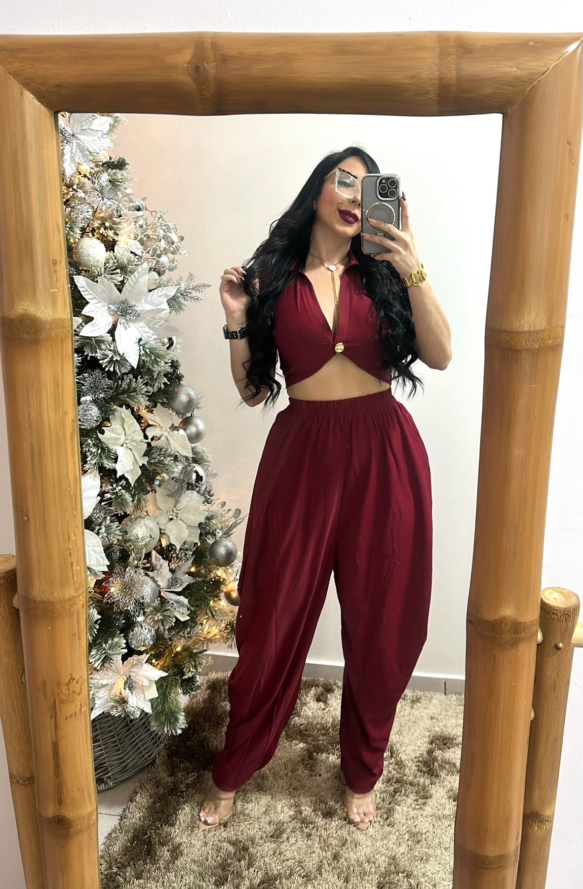 Jazmine Burgundy Set