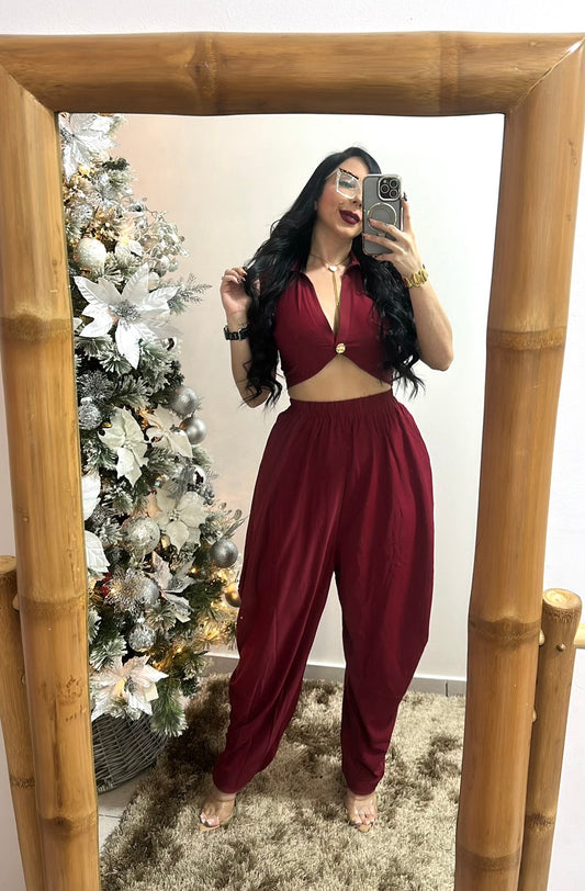 Jazmine Burgundy Set