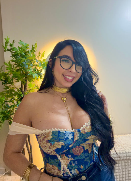 Victoria Blue Corset
