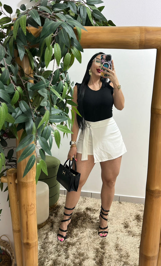 White Skort (falda pantalón)