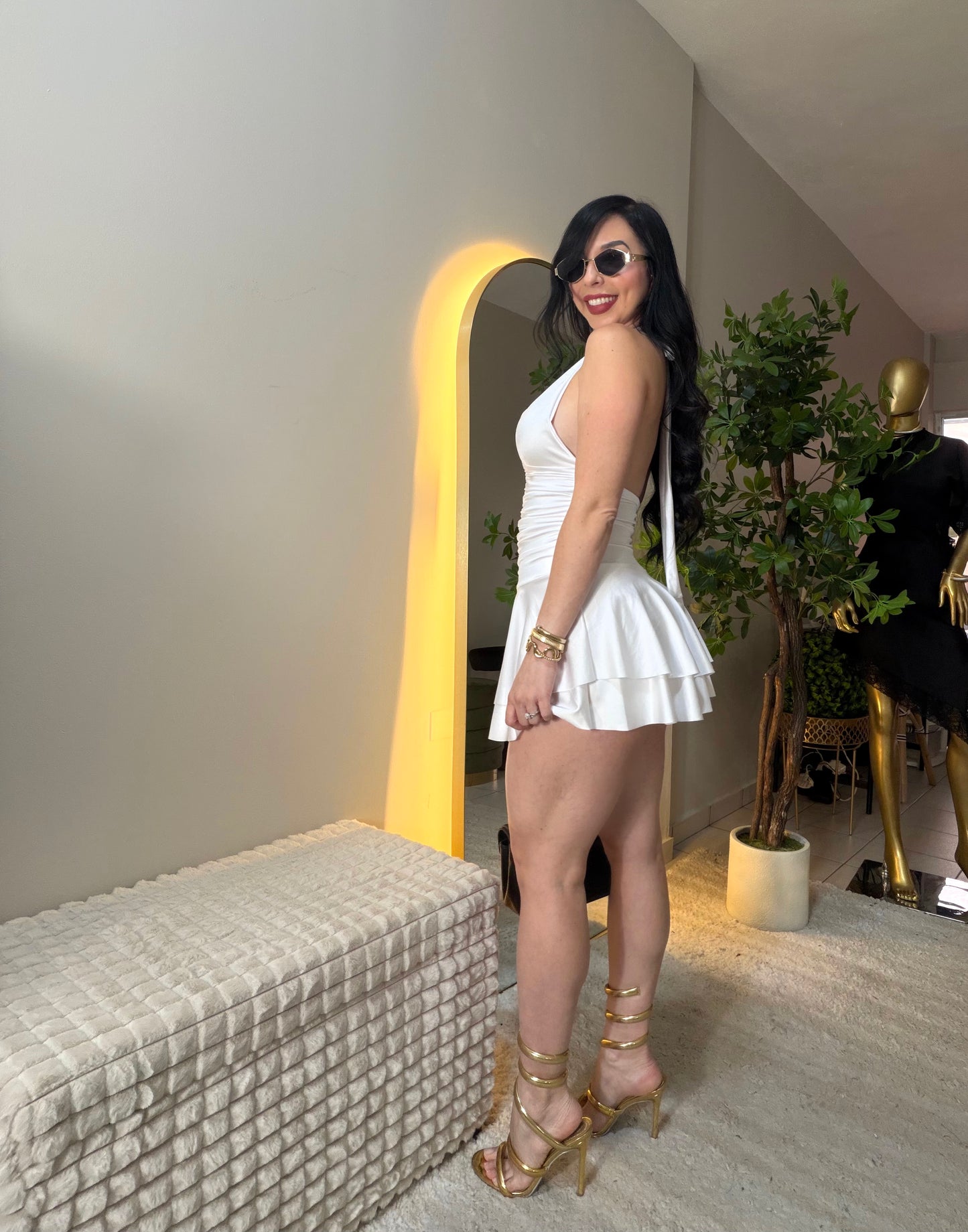 Colombian Dancing White Romper
