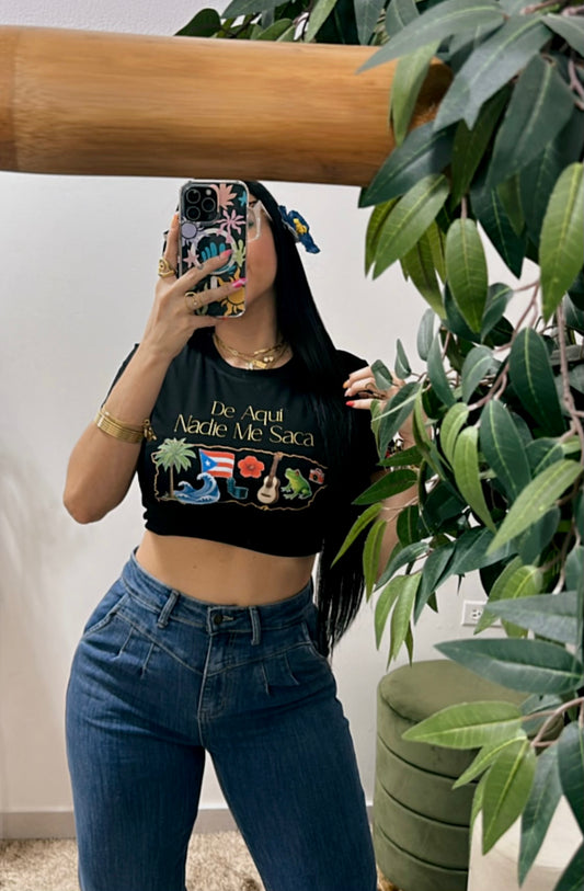 “De aquí nadie me saca” T shirt (exclusiva de Perfect Style)