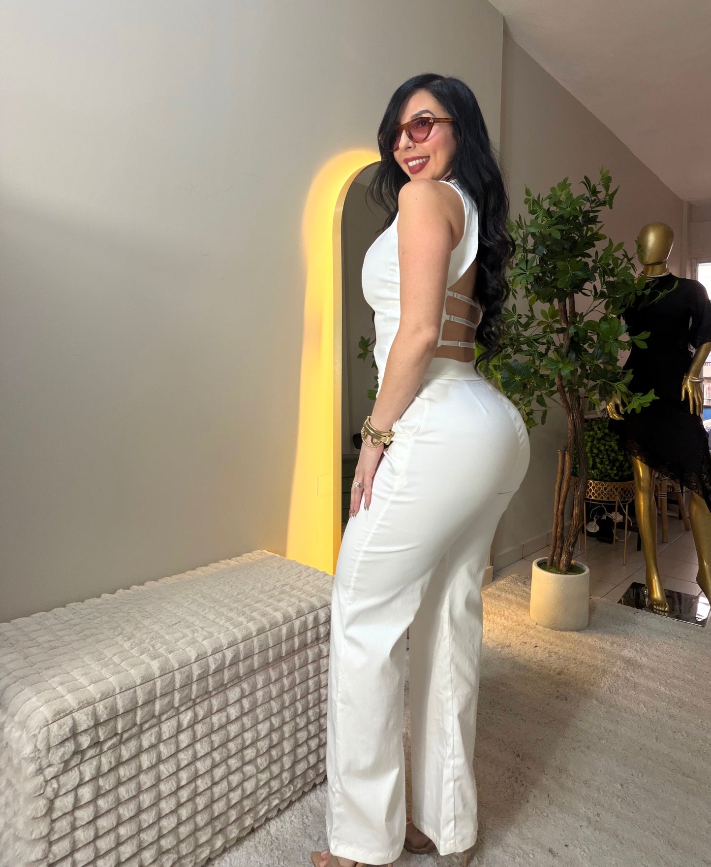 Colombian Elegant White Set