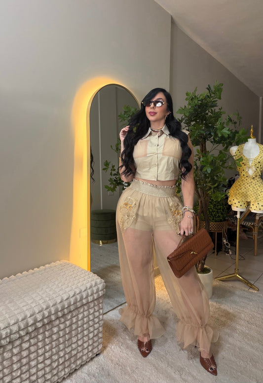 Restock Beige Balloon Glam Set