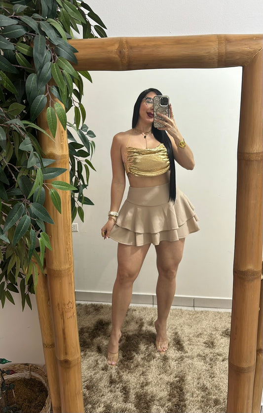 Best Seller Mocha Skort