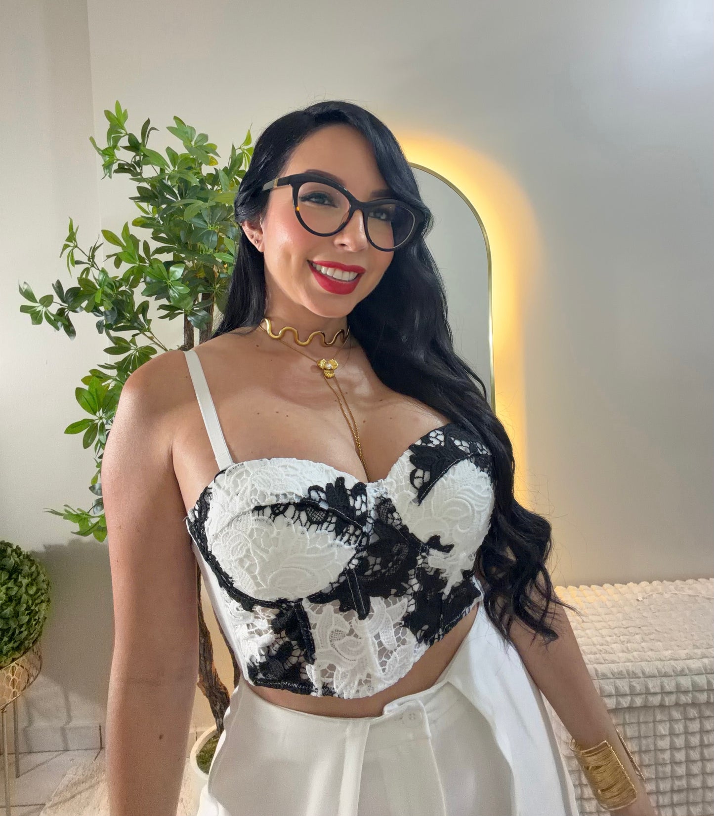 Black & White Corset