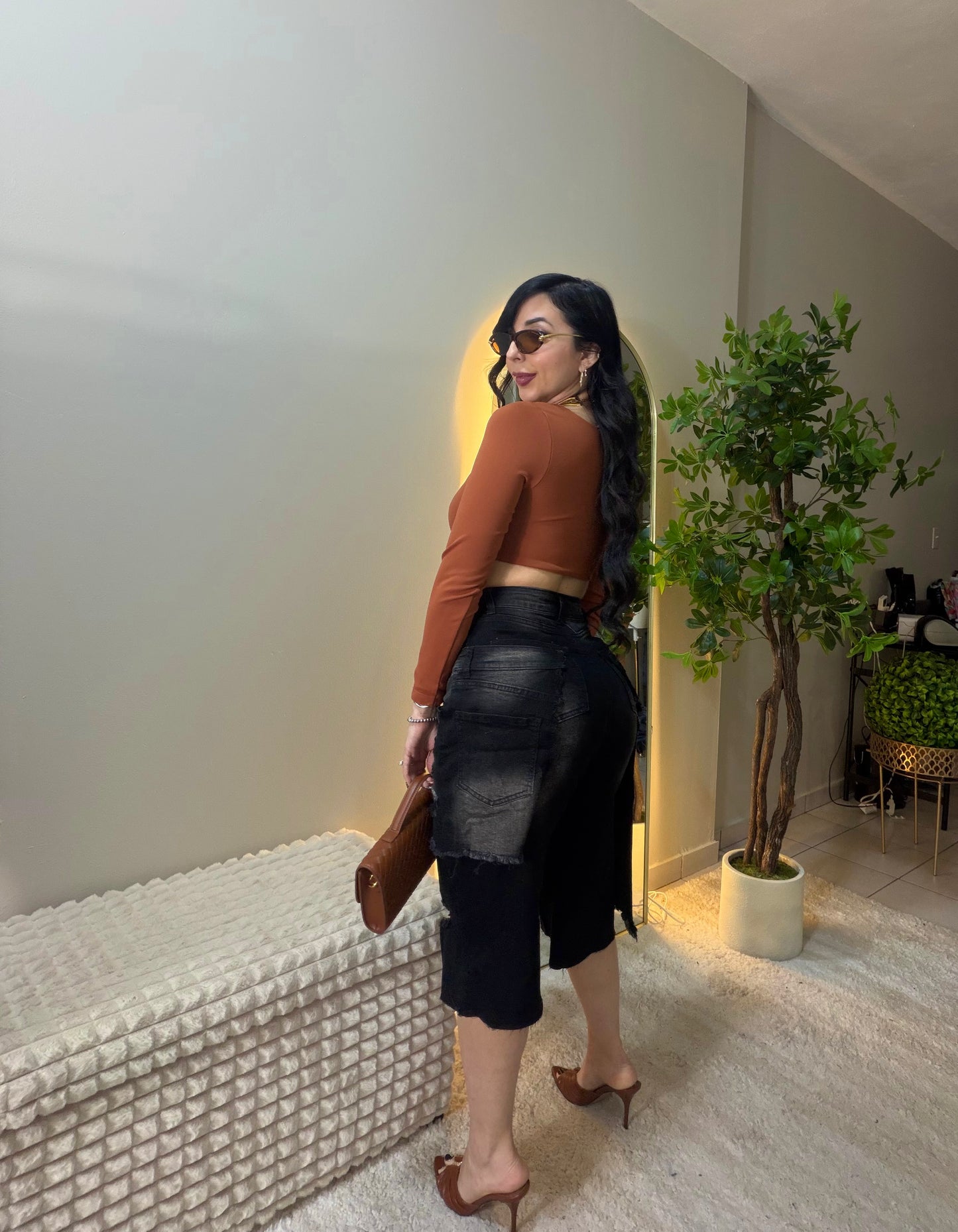 Karol G Black Bermuda