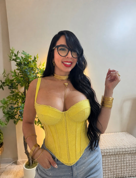 Kate’s Butter Yellow corset