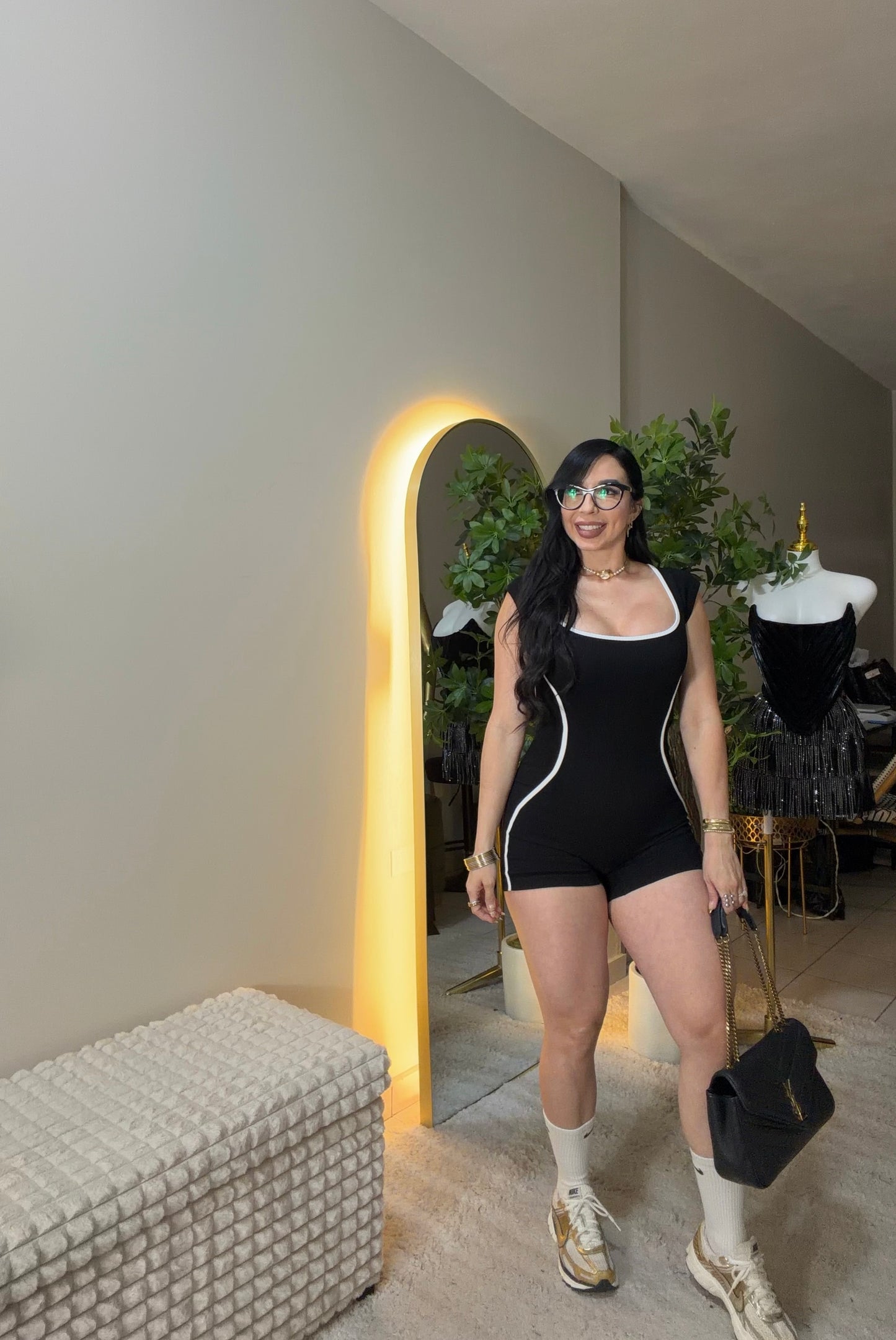 Milan Muse Black Romper