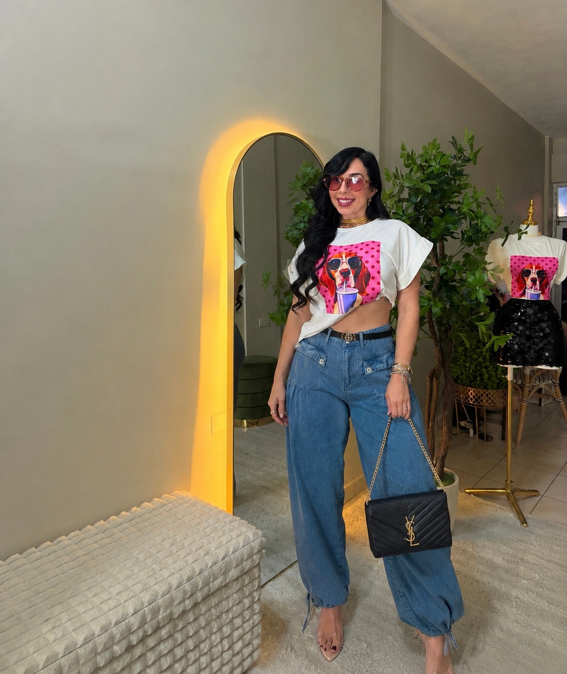 Balloon  / Palazzo Denim Pant