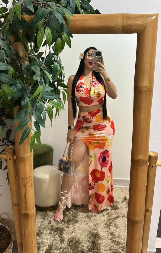 Flowers 🌺 perfect Skirt Set