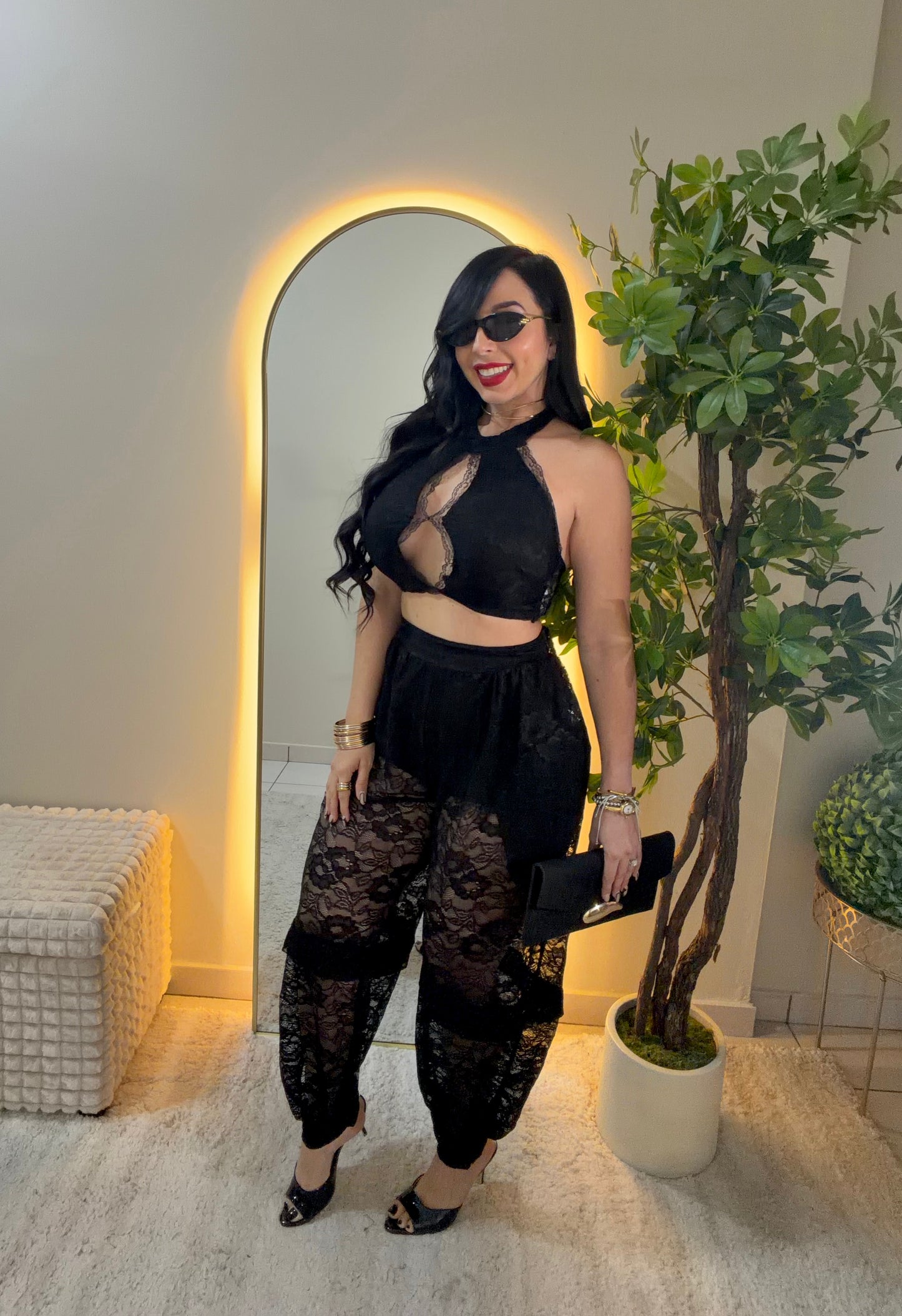 Kay Lace Black Set