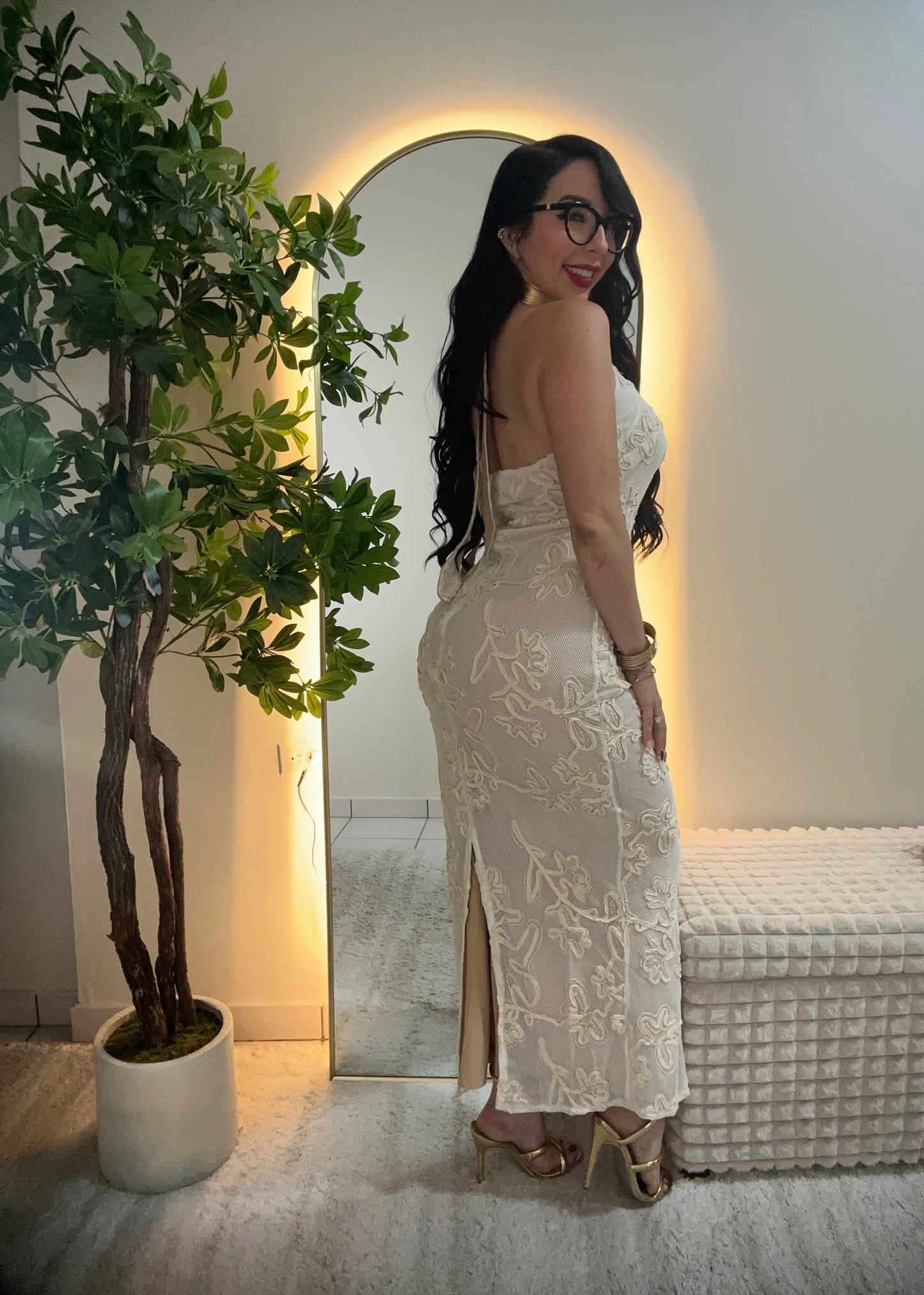 Lace midi  Dress